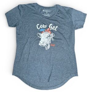 Ariat Cow Gal Graphic Tee Women’s Medium NWT Western Cowgirl